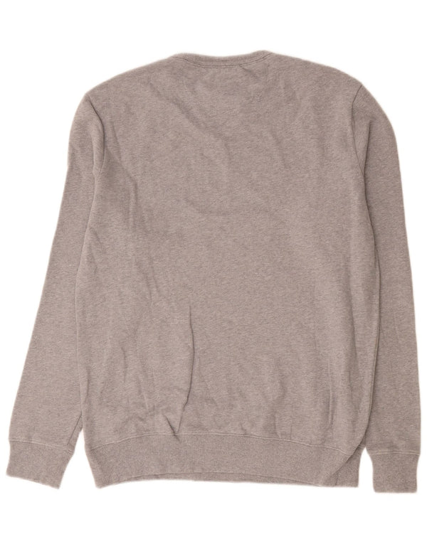 Timberland Grafisk sweatshirt til mænd, lille grå bomuld