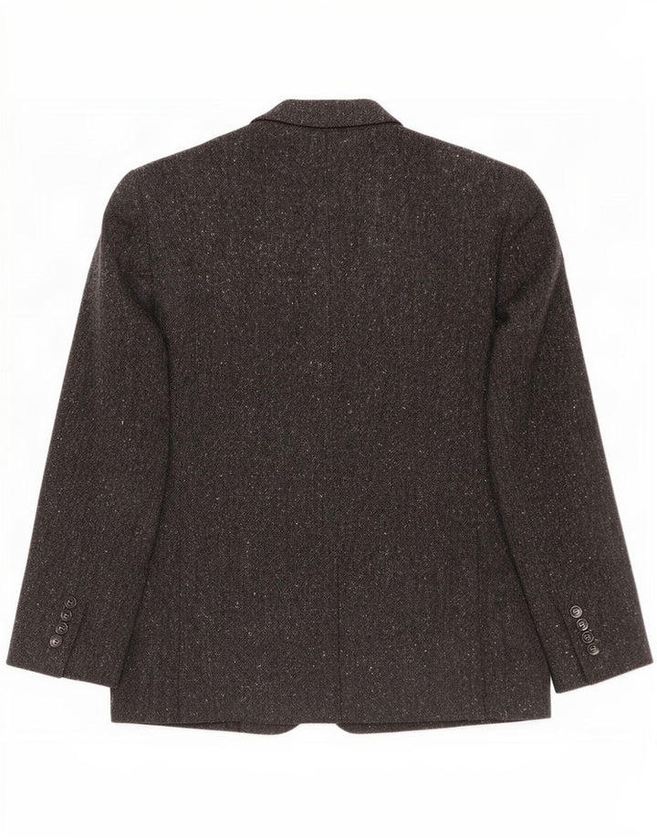 Magee Kort blazerjakke til mænd med 2 knapper Størrelse 40 Medium Grå Flecked