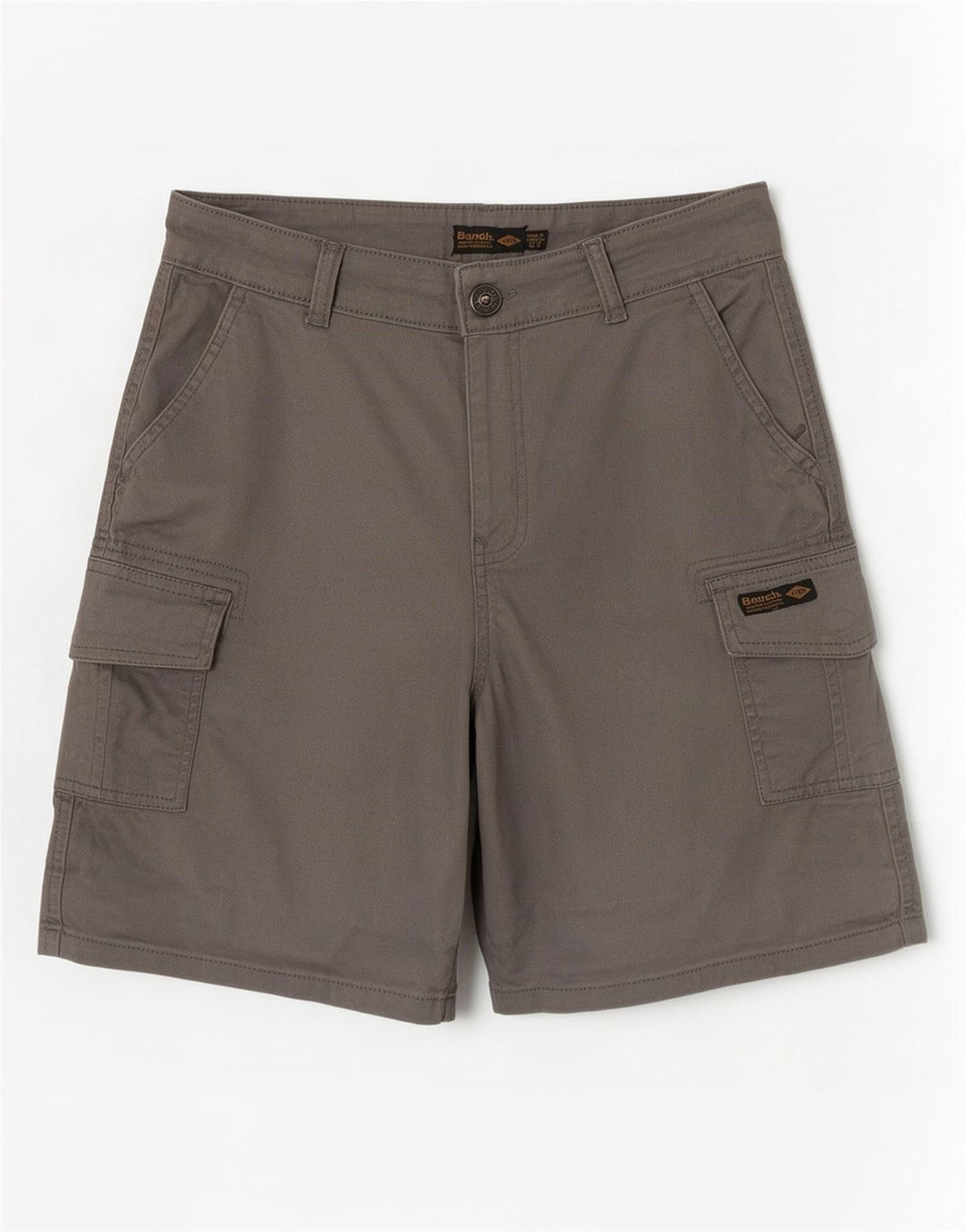 Bænk Dame Cargo Shorts UK 12 Medium W30 Grå Bomuld