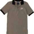 NIKE Boys Polo Shirt 10-11 Years Medium Grey Cotton Vintage Nike and Second-Hand Nike from Messina Hembry 