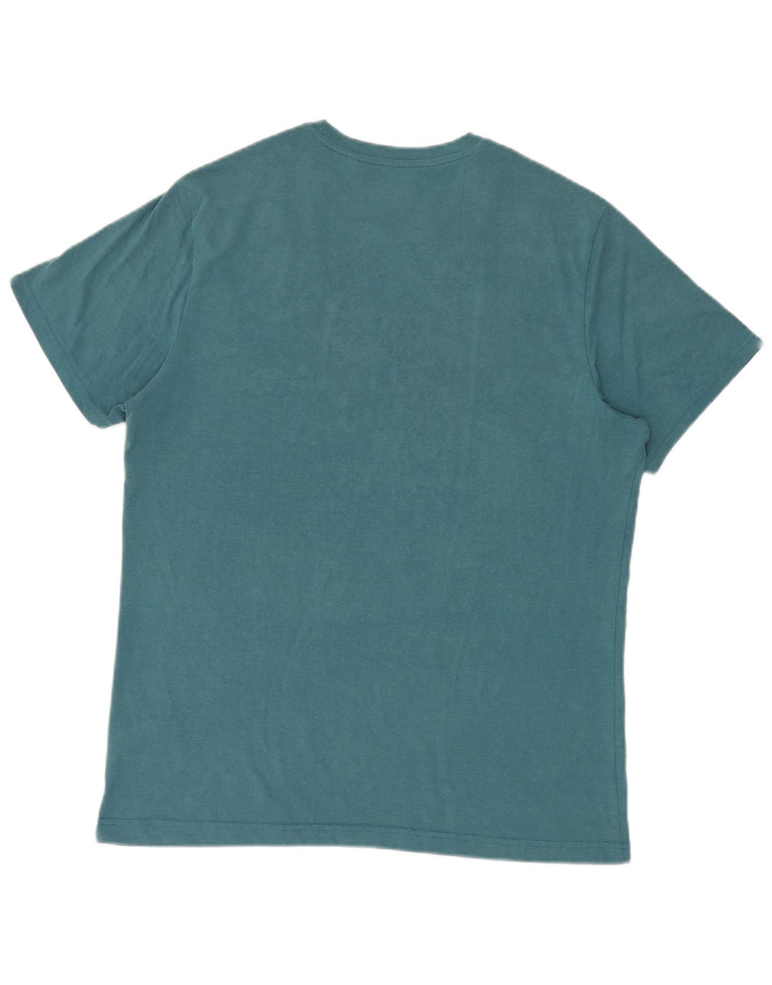 Penguin Herre Grafisk T-Shirt Top XL Blå Bomuld