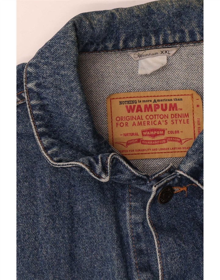 Wampum Herre denimjakke UK 44 2XL Blå