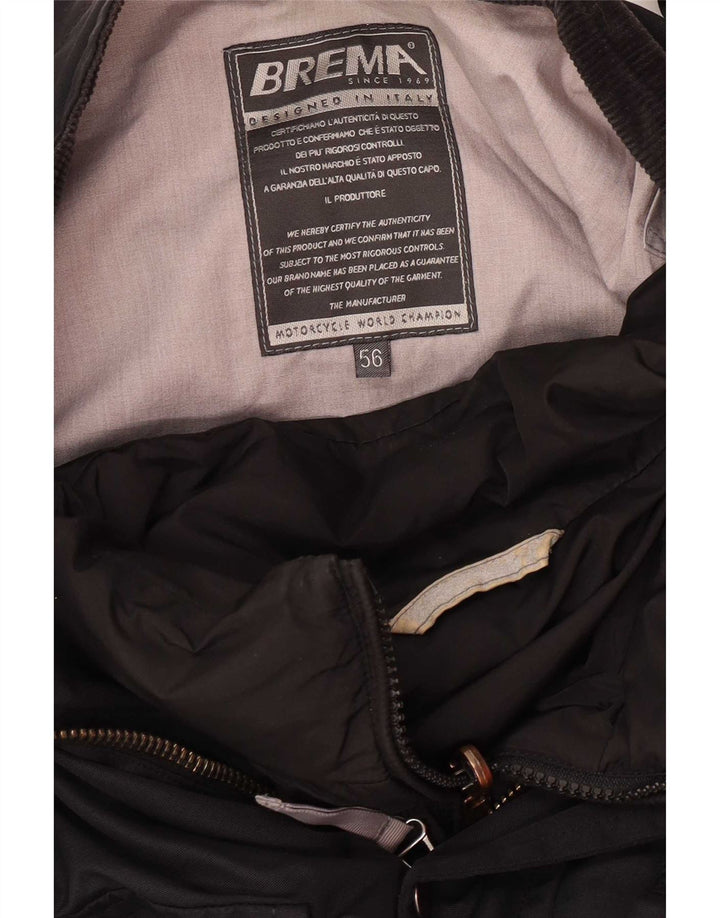 Brema Herre Graphic Utility Jacket IT 56 3XL Sort Polyamid