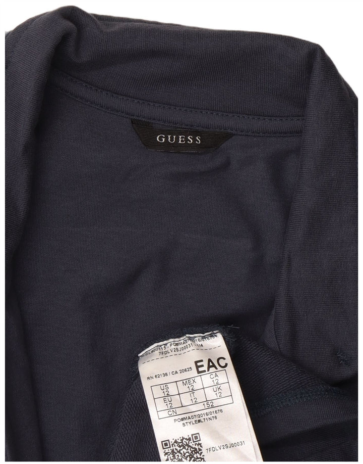 Guess Boys 2 Button Blazer Jacket 11-12 Years Blue Cotton