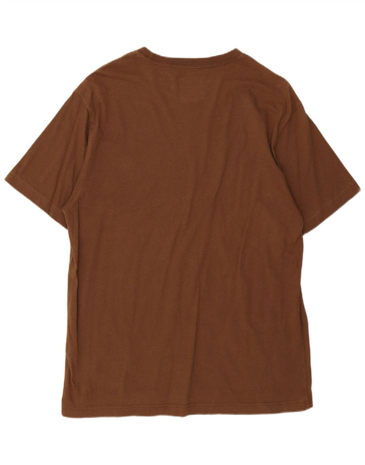 TIMBERLAND Mens T-Shirt Top Medium Brown