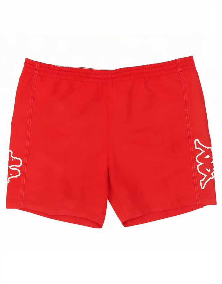 Kappa herre grafiske badeshorts store røde