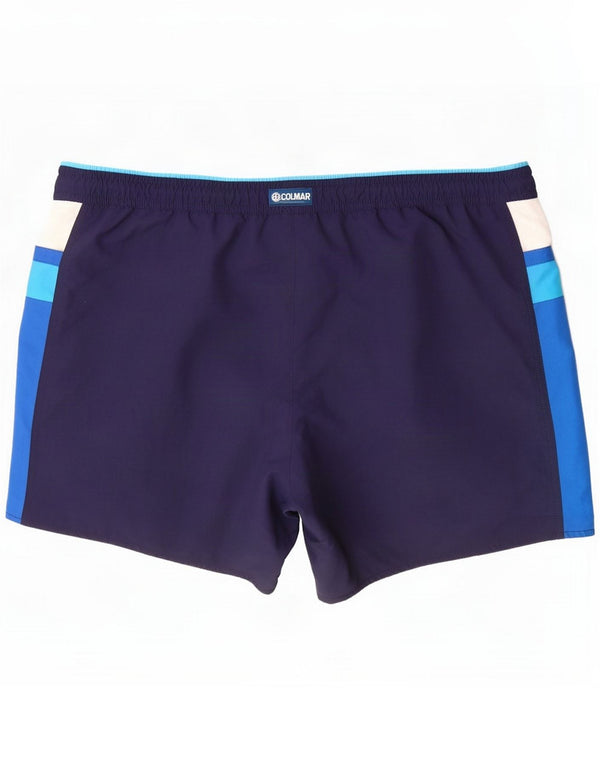 Colmar Grafiske svømmeshorts til mænd IT 60 3XL Navy Blue Colourblock