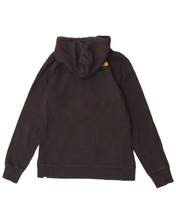 The North Face Grafisk hættetrøje til kvinder UK 12 Medium Sort Bomuld