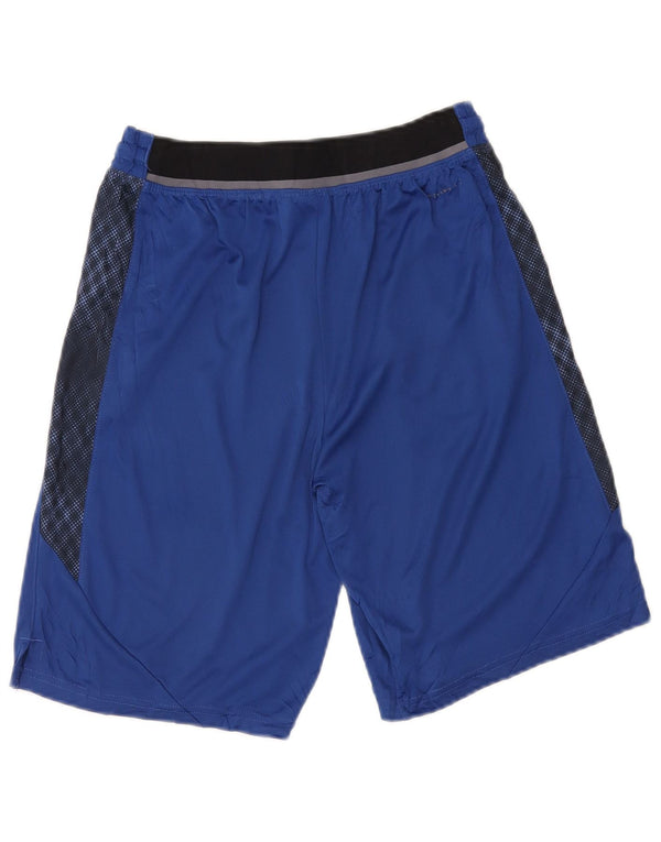 RUSSELL ATHLETIC Dame Dri-Power sportsshorts UK 18 2XL Blå Colourblock