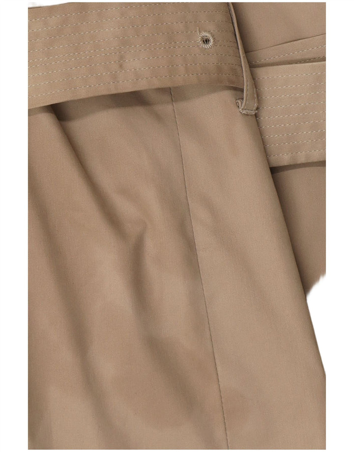TED BAKER Trench Coat til mænd EU 44 XS Beige Bomuld