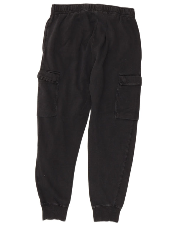 Nike Dame Cargo Træningsdragt Bukser Joggers UK 10 Small Black Bomuld