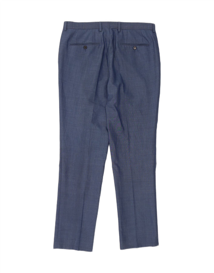 French Connection Herre Slim Suit Bukser W32 L31 Blå Polyester