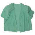 VINTAGE Womens Cardigan Top UK 18 XL Turquoise