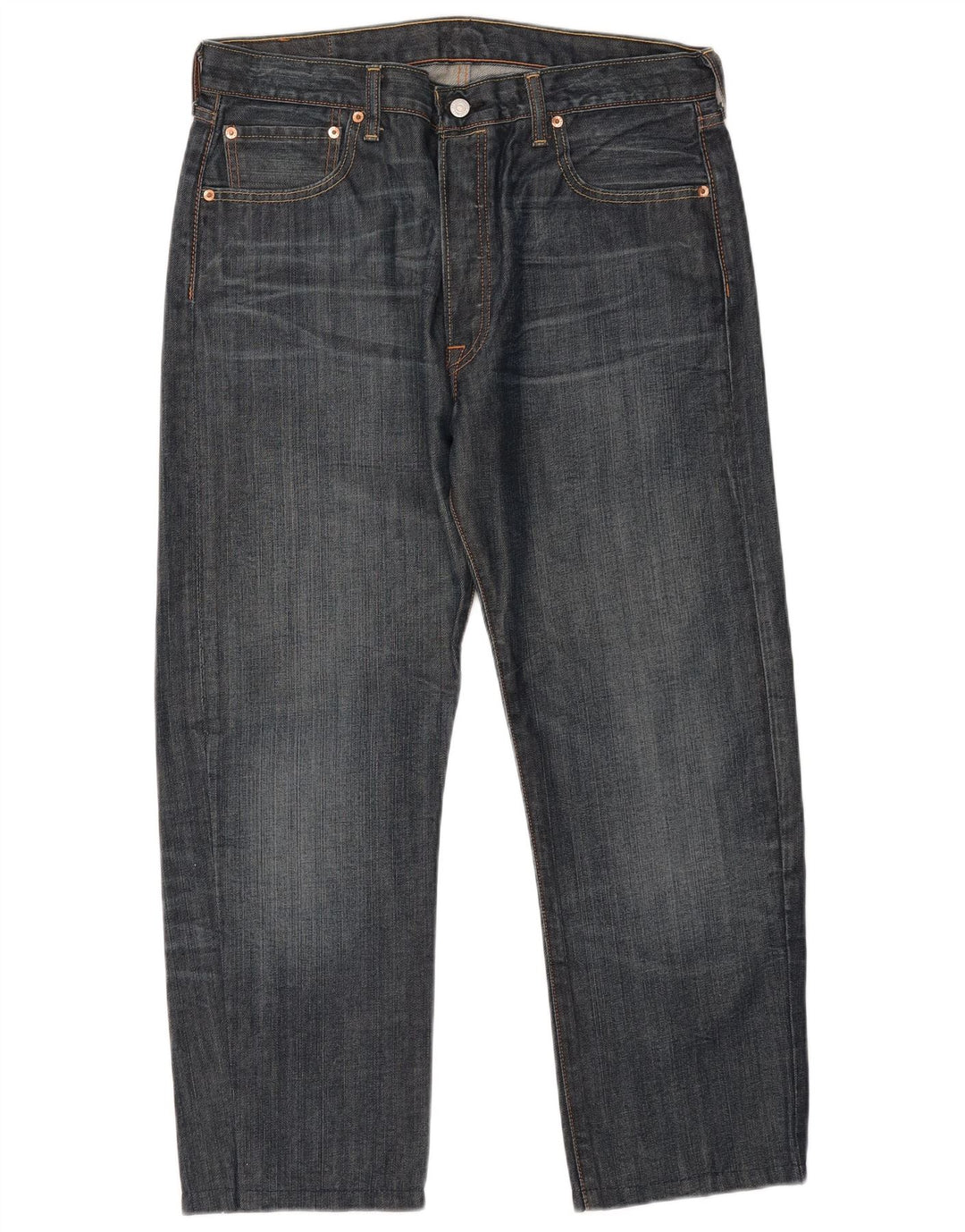 Levi's Herre 501 Straight Jeans W36 L27 Blå