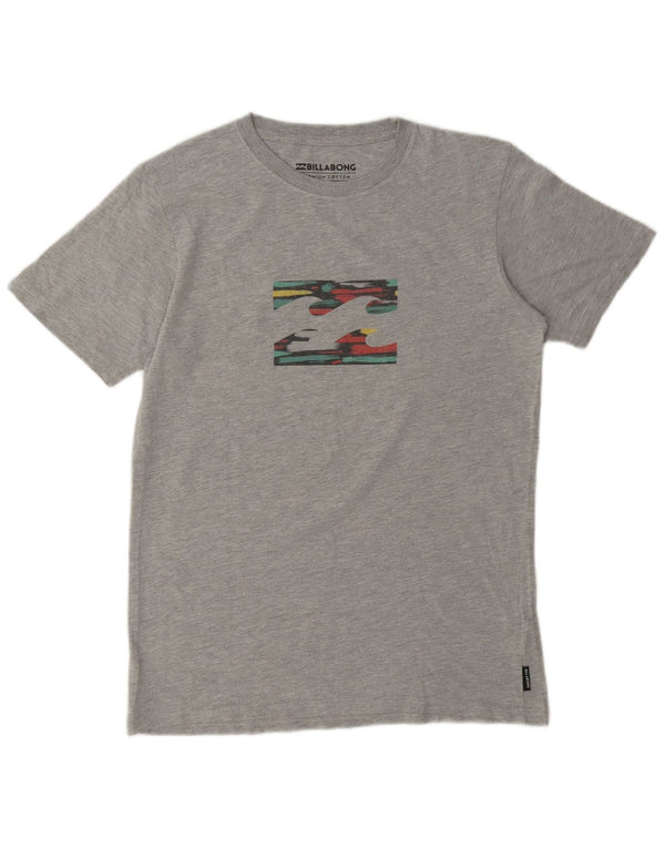 Billabong Boys Grafisk T-Shirt Top 15-16 År Grå Bomuld