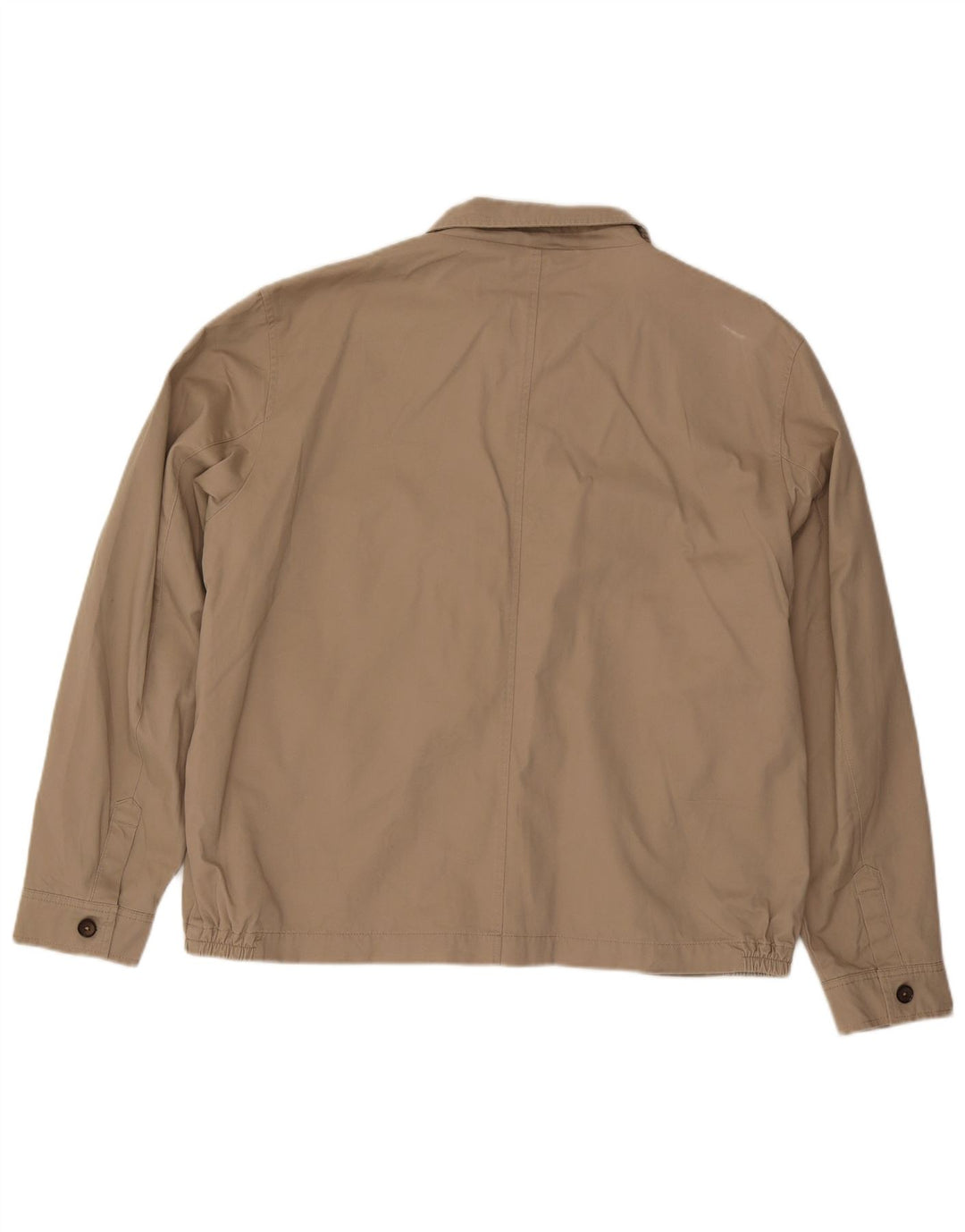 Marks & Spencer Herre Bomber Jacket UK 44 2XL Beige Bomuld