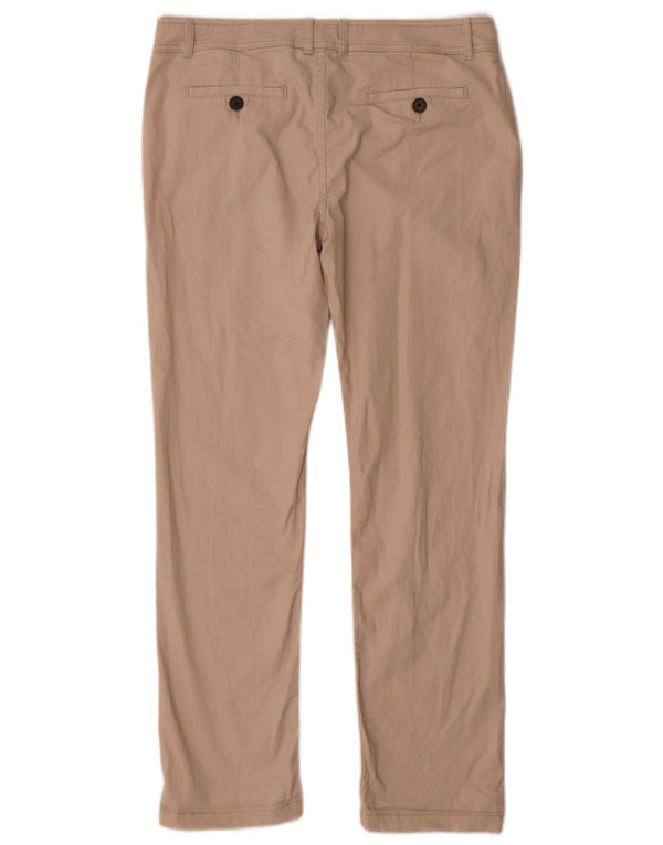 Fat Face Dame Slim Chino Bukser UK 16 Large W32 L30 Beige Bomuld