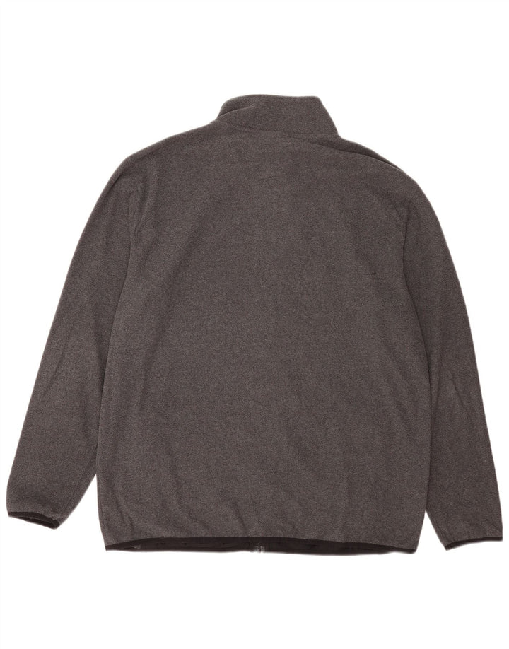 Calvin Klein Herre Fleecejakke UK 44 2XL Grå Polyester