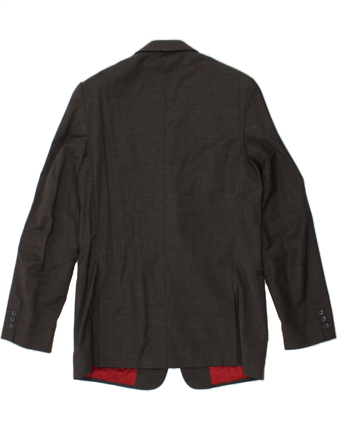 DOLCE & GABBANA Herre 3-knap 2-delt jakkesæt UK 40 Large W36 L34 Grå Uld