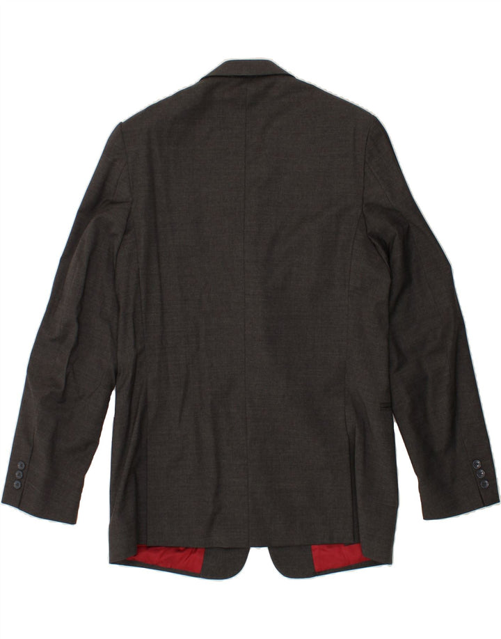 DOLCE & GABBANA Herre 3-knap 2-delt jakkesæt UK 40 Large W36 L34 Grå Uld