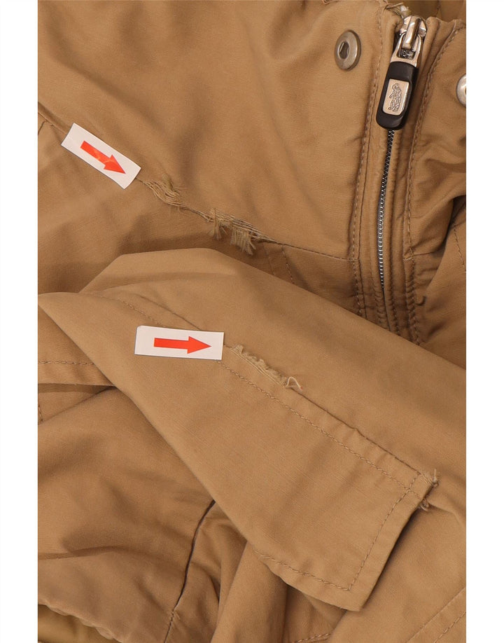 Refrigue Polstret Herrejakke UK 42 XL Beige Nylon