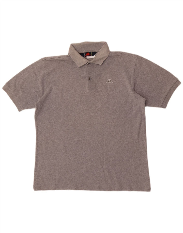 Kappa herre poloshirt mellemgrå bomuld