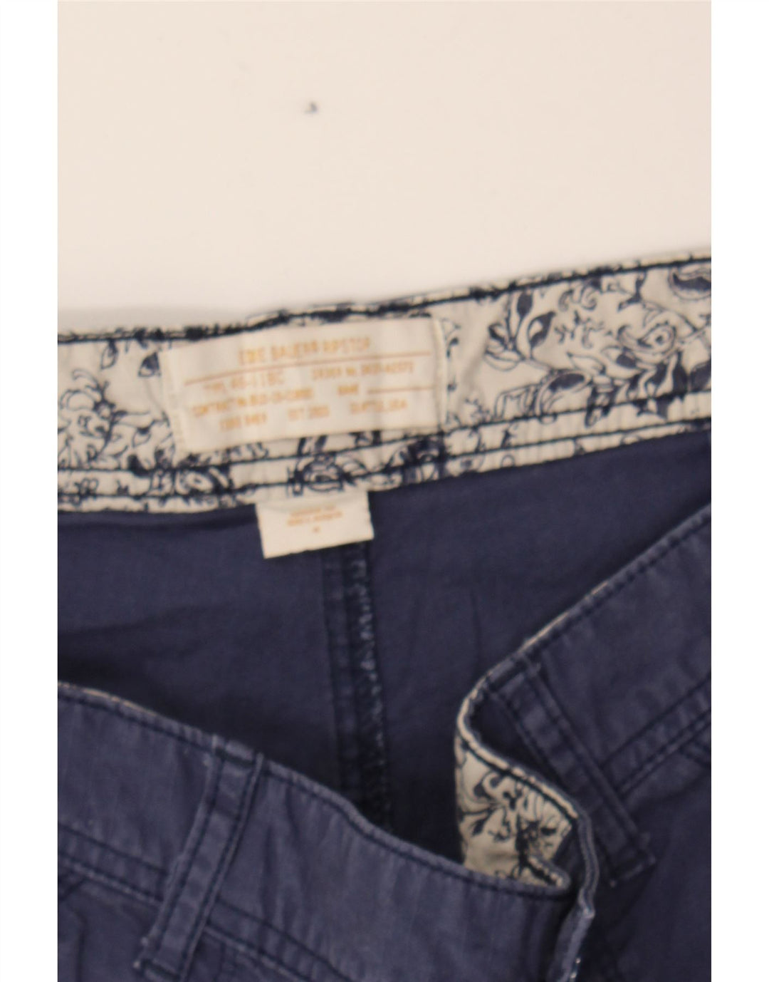 EDDIE BAUER Womens Chino Shorts US 4 Small W30  Navy Blue Cotton Vintage Eddie Bauer and Second-Hand Eddie Bauer from Messina Hembry 
