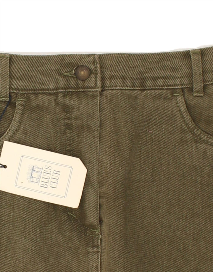 VINTAGE Womens Denim Skirt IT 44 Medium W29 Green | Vintage Vintage | Thrift | Second-Hand Vintage | Used Clothing | Messina Hembry 