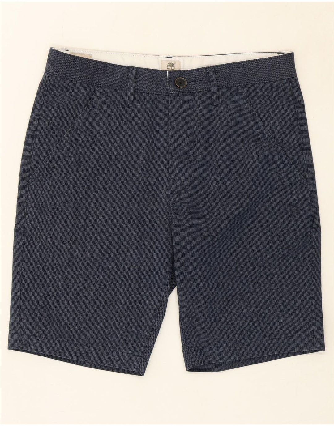TIMBERLAND Mens Chino Shorts W30 Medium Navy Blue Cotton Vintage Timberland and Second-Hand Timberland from Messina Hembry 