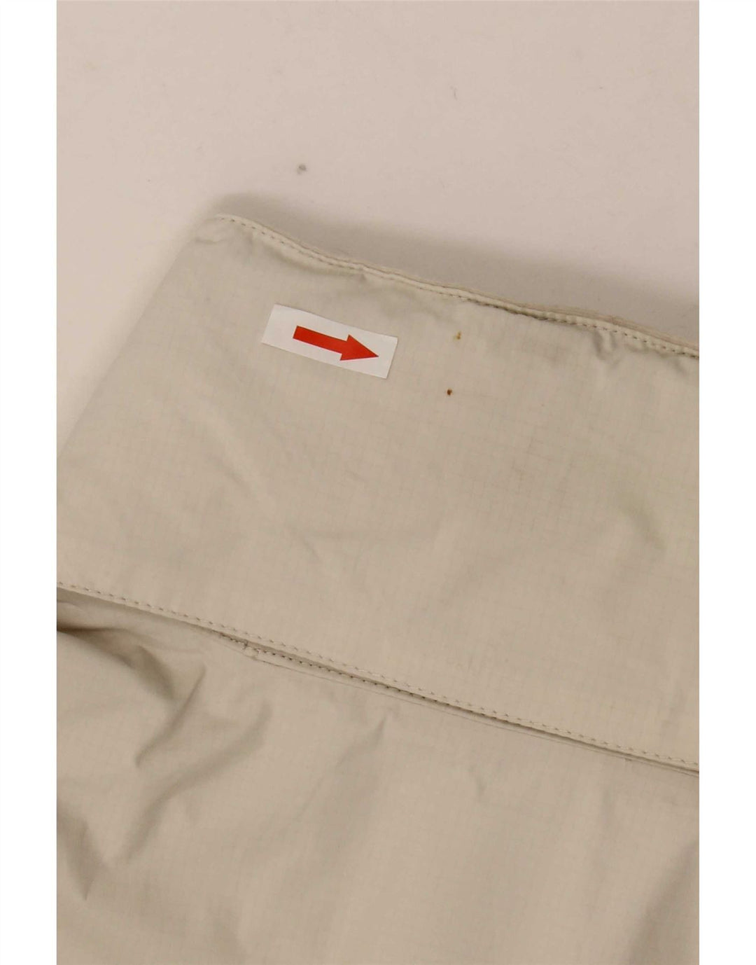 The North Face Regnjakke med hætte til kvinder UK 14 Medium White Nylon