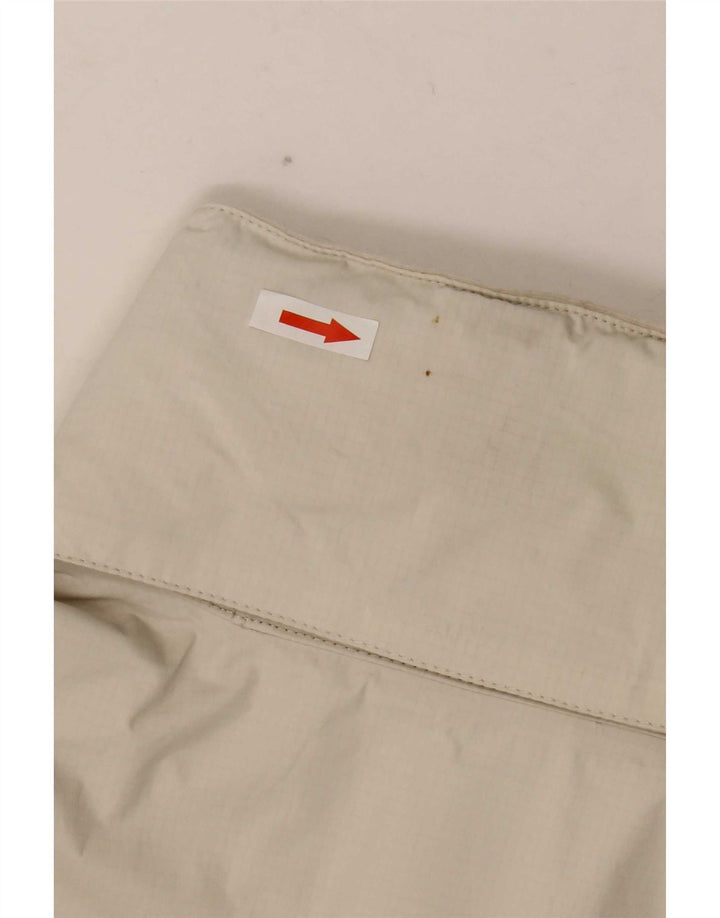 The North Face Regnjakke med hætte til kvinder UK 14 Medium White Nylon