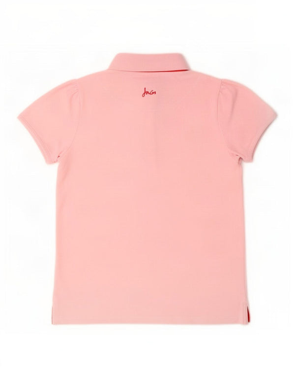 Joules piger grafisk poloshirt 10-11 år Pink bomuld