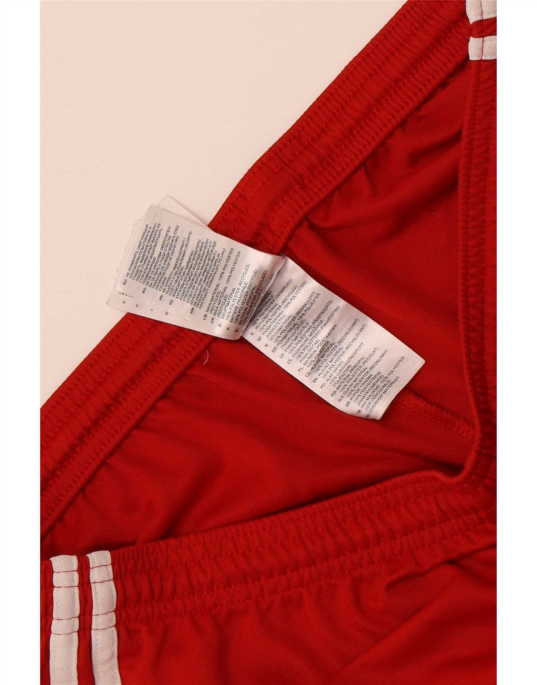 Adidas Herre Graphic Regular Sports Shorts Medium Rød Polyester Sports