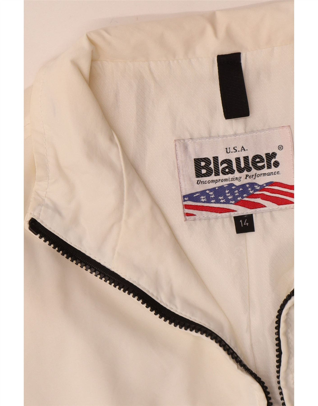 Blauer Boys Bomber Jacket 13-14 År Hvid Polyamid