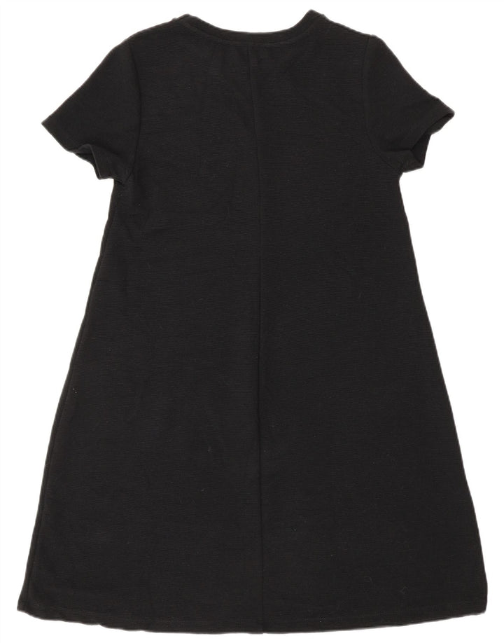 Zara Dame A-Line Kjole UK 14 Medium Sort