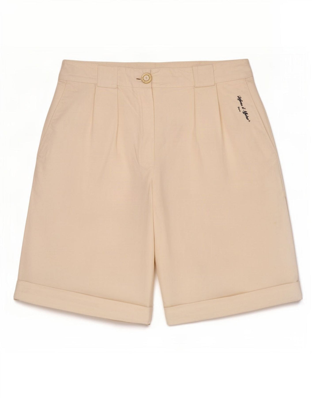 Vintage Kvinders Pegged Chino Shorts Medium W28 Off White