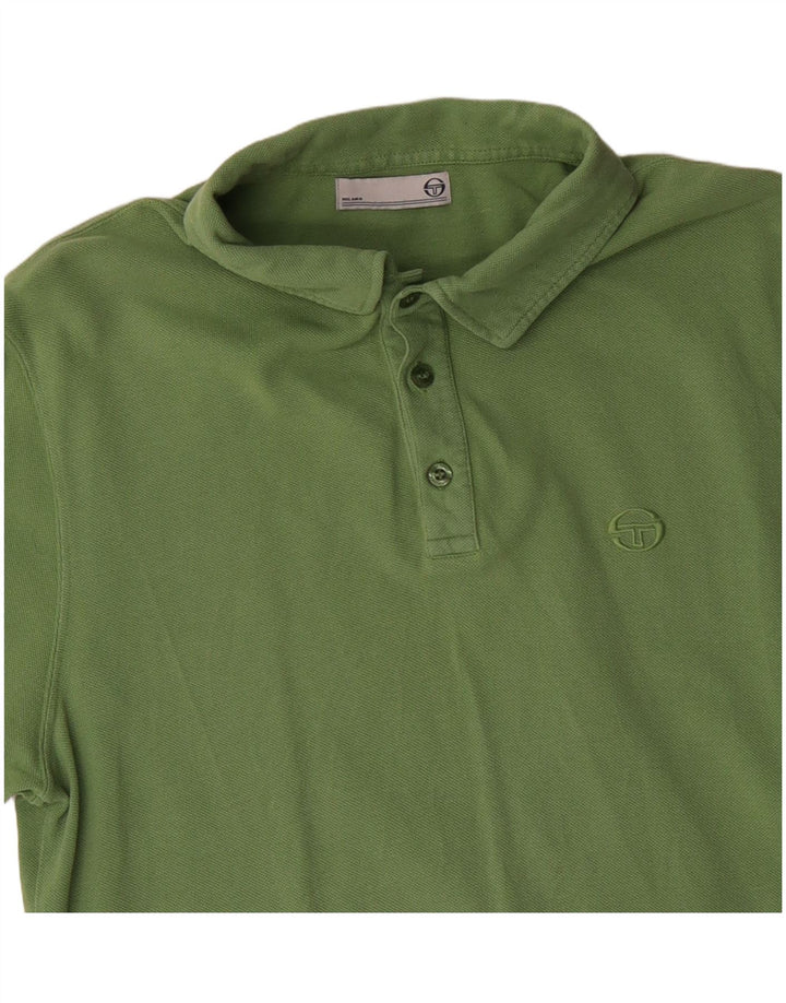 SERGIO TACCHINI Herre poloshirt Medium Grøn Bomuld