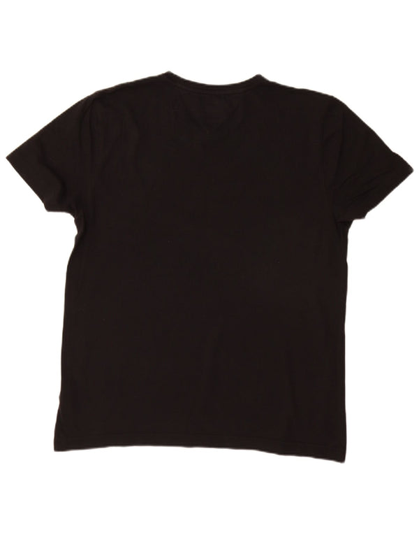 Tommy Hilfiger Herre Grafisk T-Shirt Top Stor Sort Bomuld