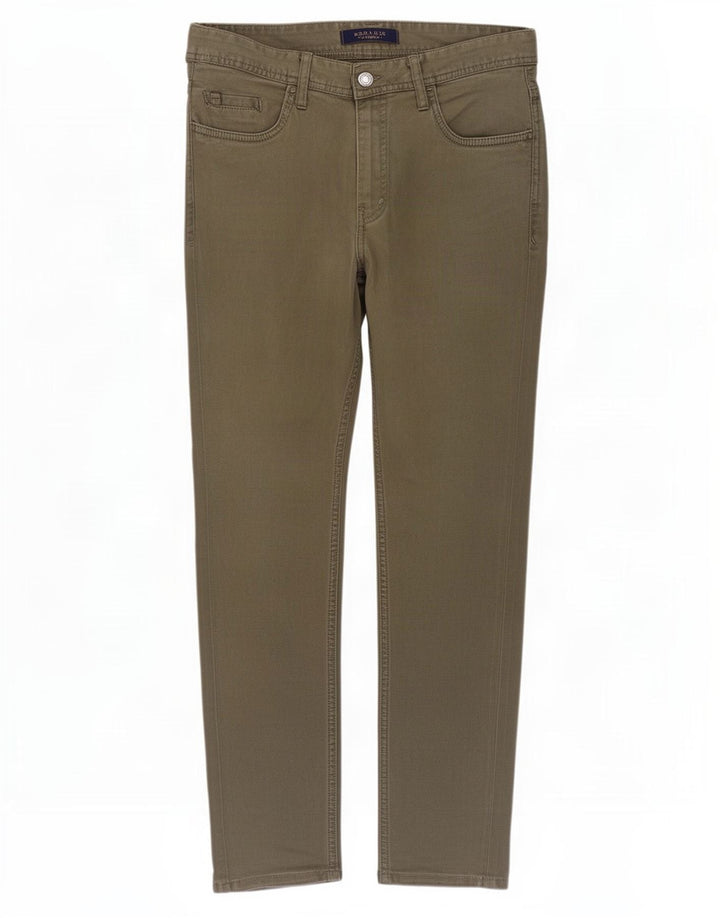 Zara Herre Slim Jeans EU 40 Medium W31 L28 Khaki