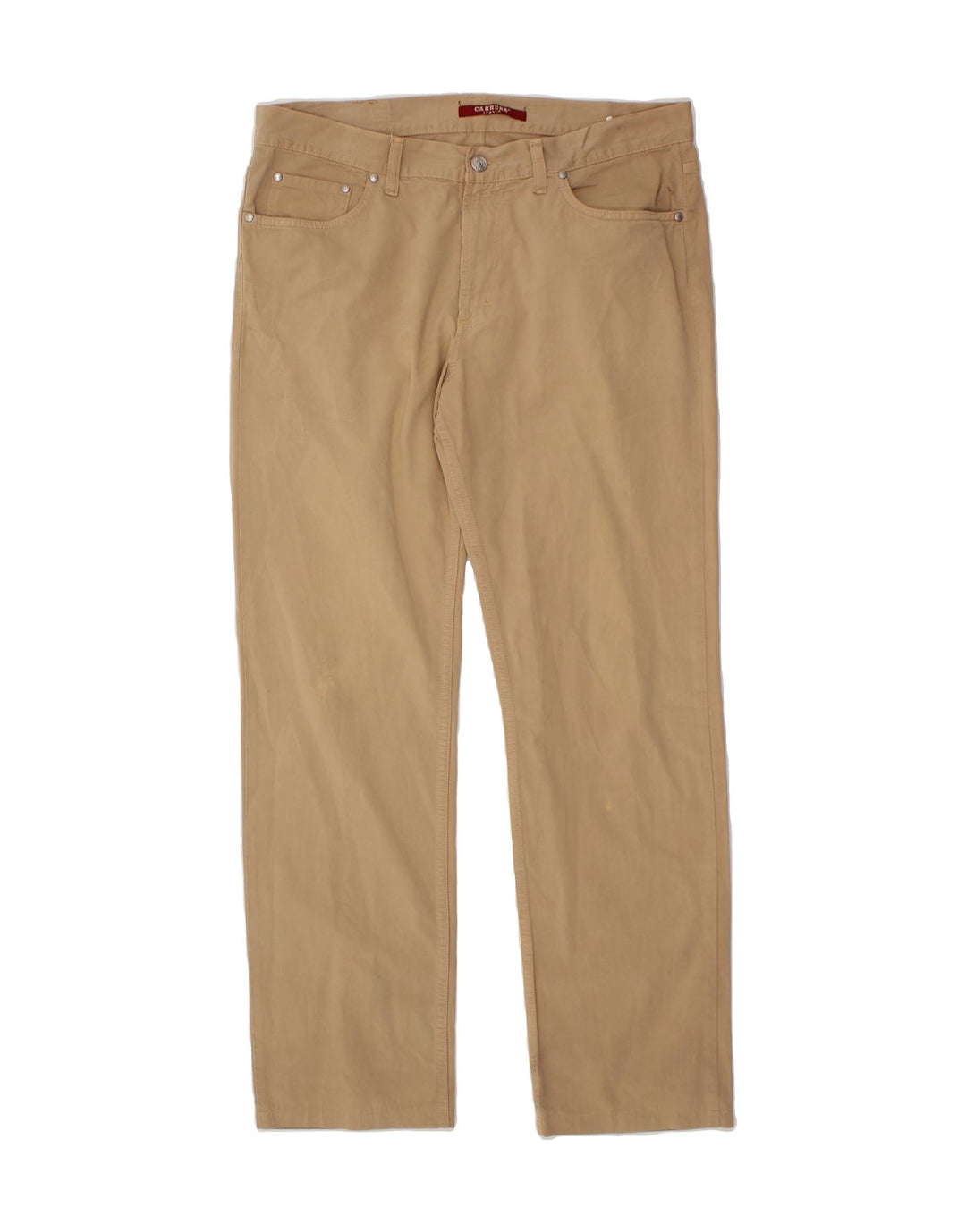 CARRERA Mens 700 Straight Jeans W36 L30 Beige Cotton Vintage Carrera and Second-Hand Carrera from Messina Hembry 