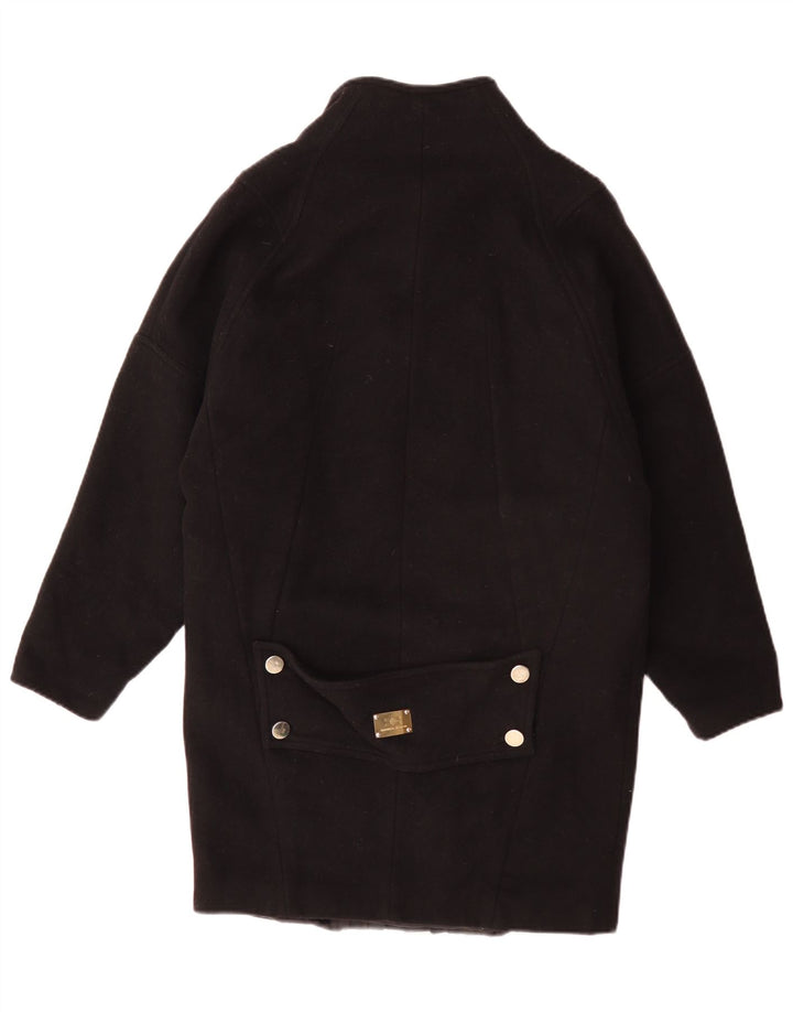 Elisabetta Franchi Dame Oversized Overfrakke IT 40 Lille Sort