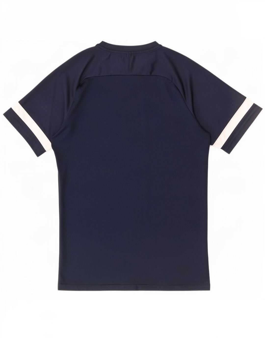 Nike Herre Dri Fit T-Shirt Top Stor Marineblå Colourblock Polyester