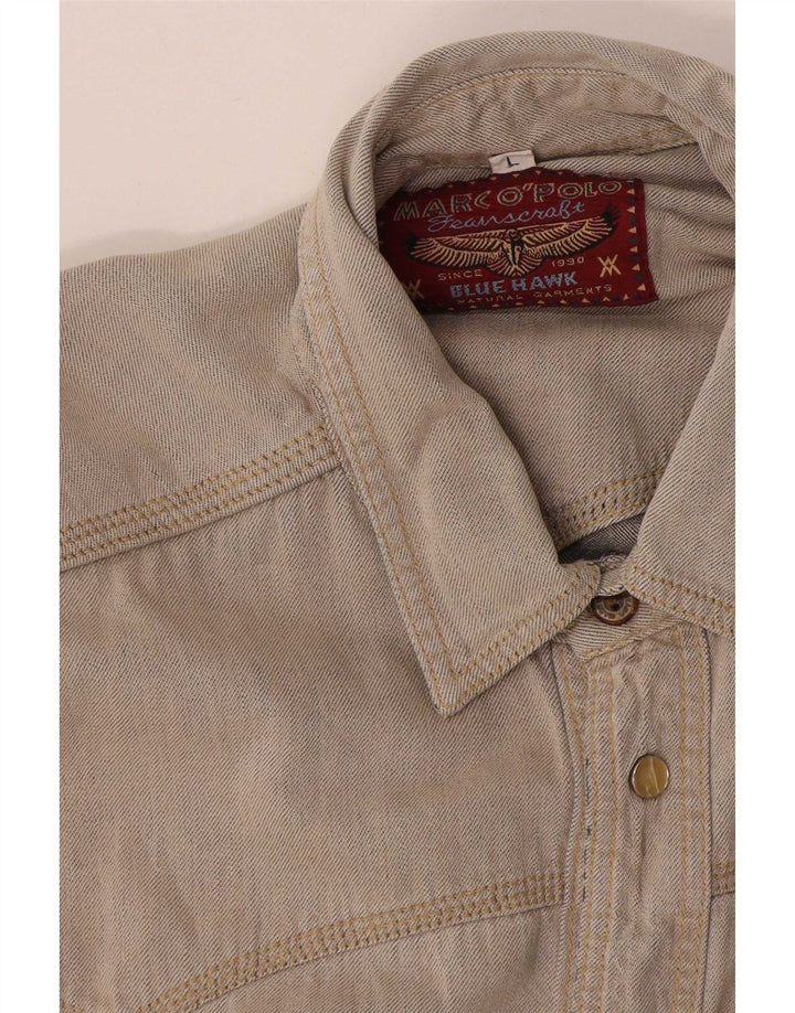 Marc O'Polo Denimskjorte til mænd, stor beige