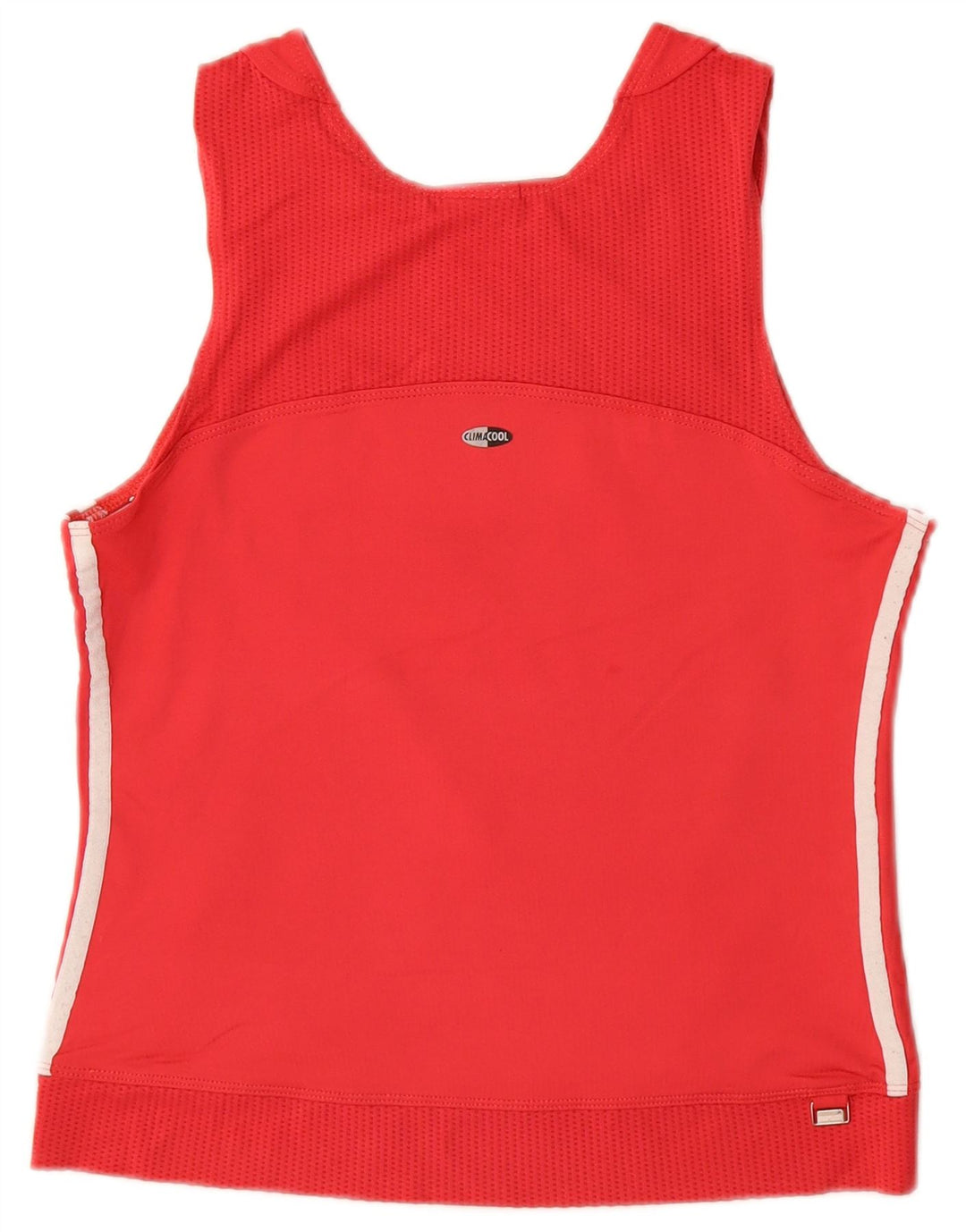 Adidas Dame Climacool Crop Vest Top UK 14 Medium Rød Polyamid