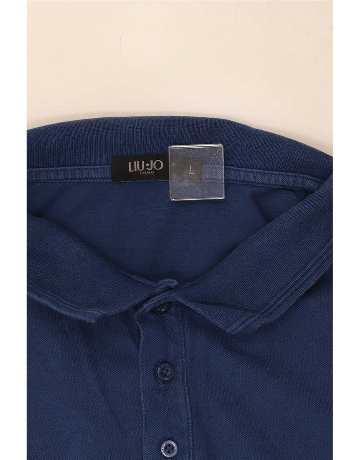 Liu Jo herre poloskjorte stor blå
