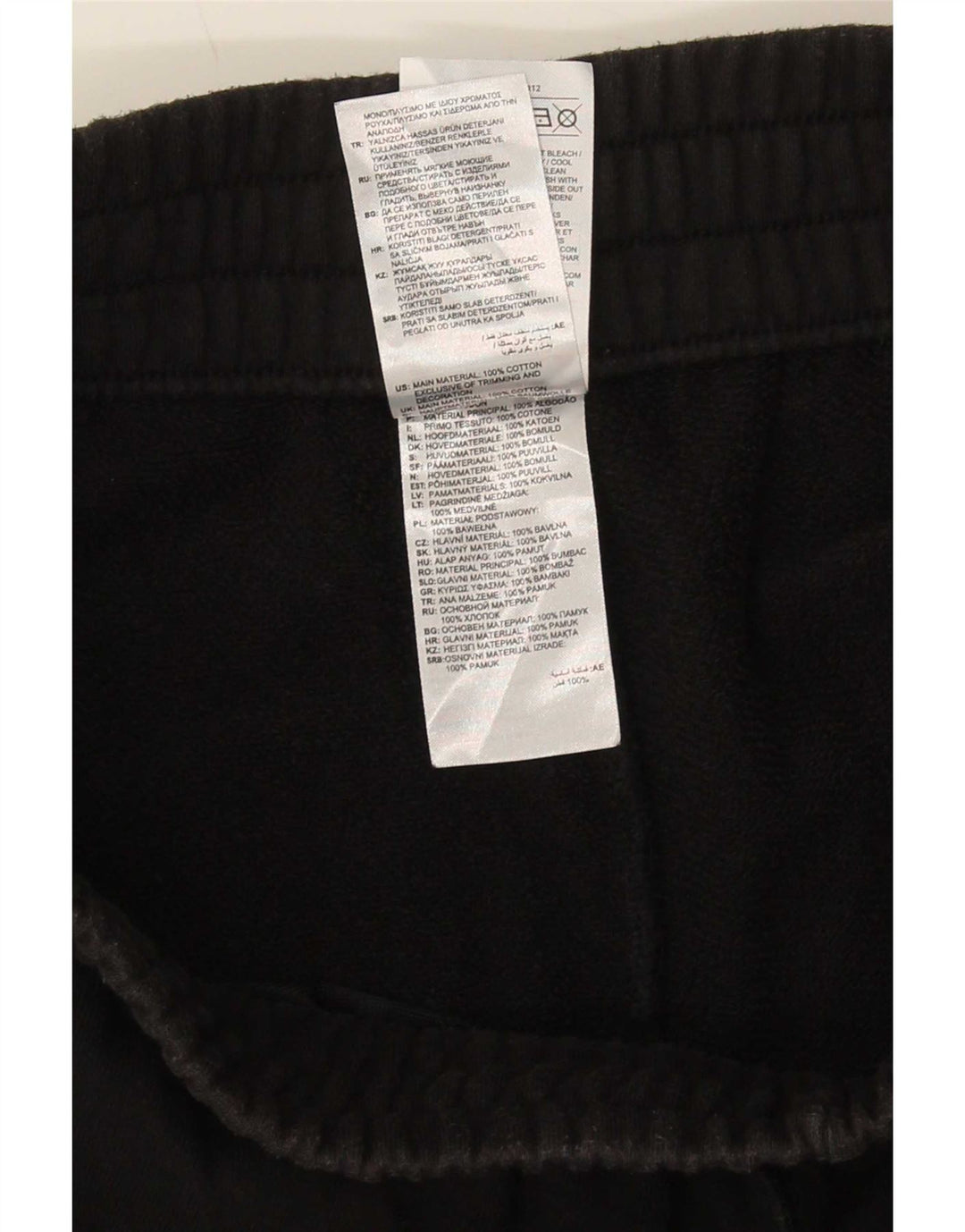 Adidas Sportshorts til mænd store sorte bomuld