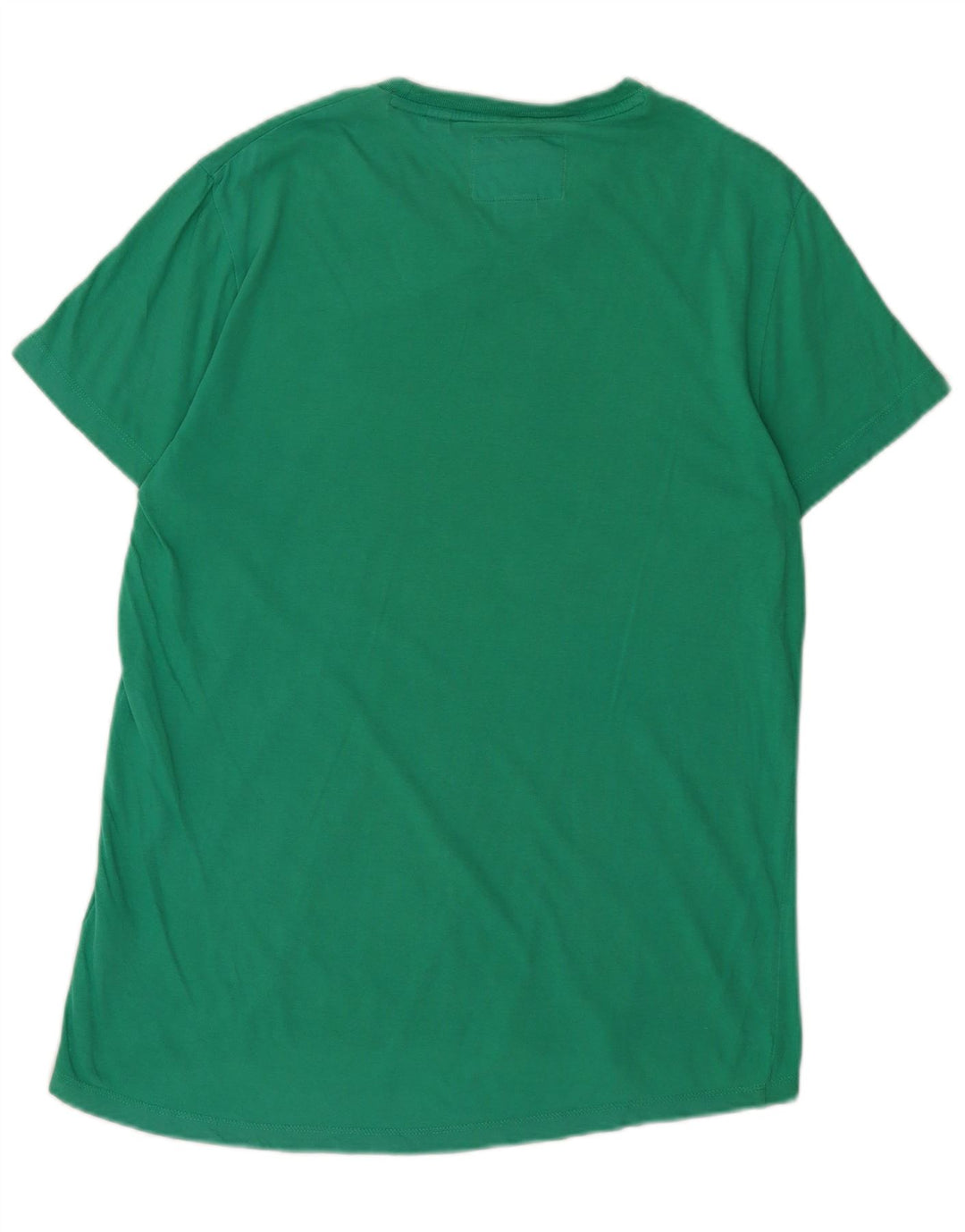 SUPERDRY Herre T-Shirt Top Stor Grøn Bomuld