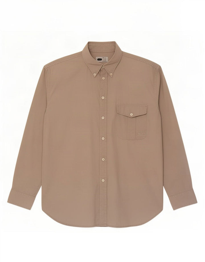 Fila Herreskjorte Medium Beige Bomuld