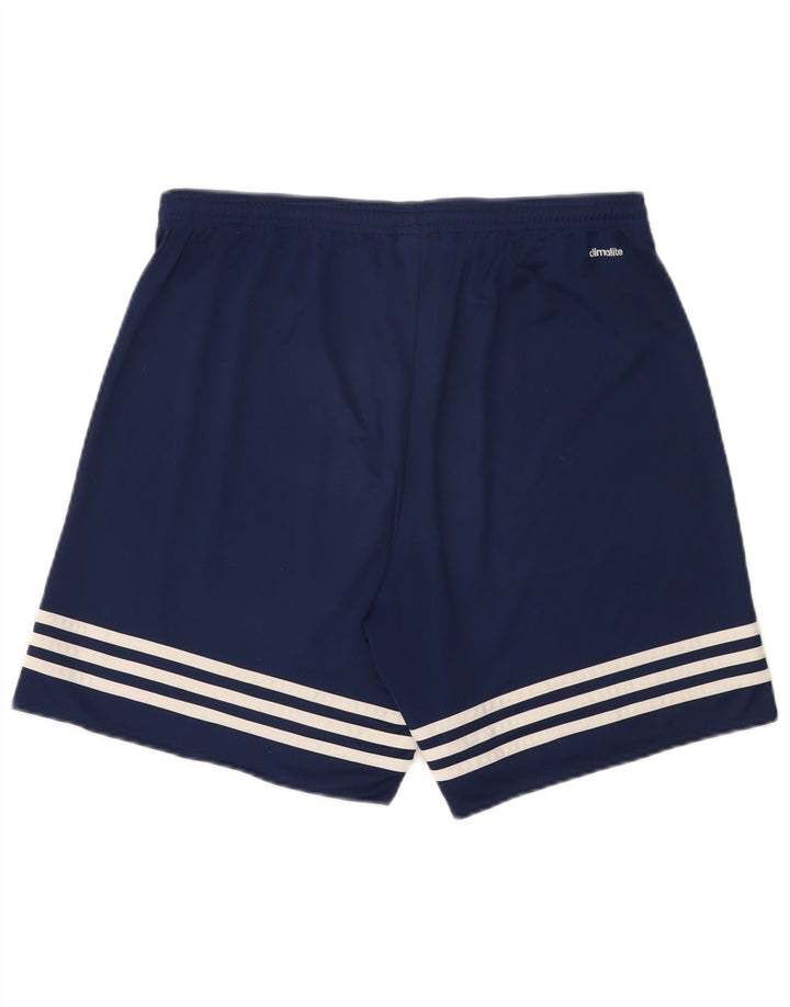 Adidas Herre Climalite Sportshorts store marineblå polyester