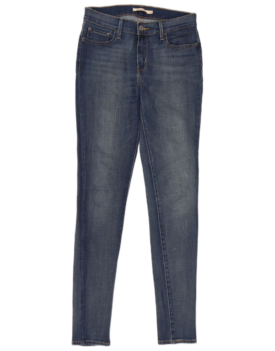 Levi's Dame 710 Super Skinny Jeans W29 L32 Blå Bomuld
